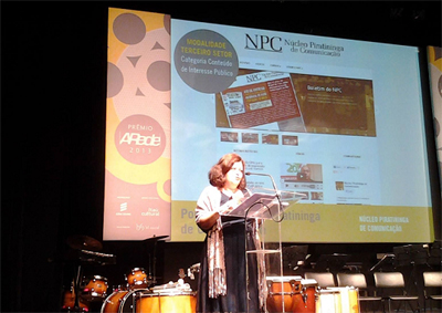 Portal do NPC ganha prêmio ARede pelo conteúdo de interesse público