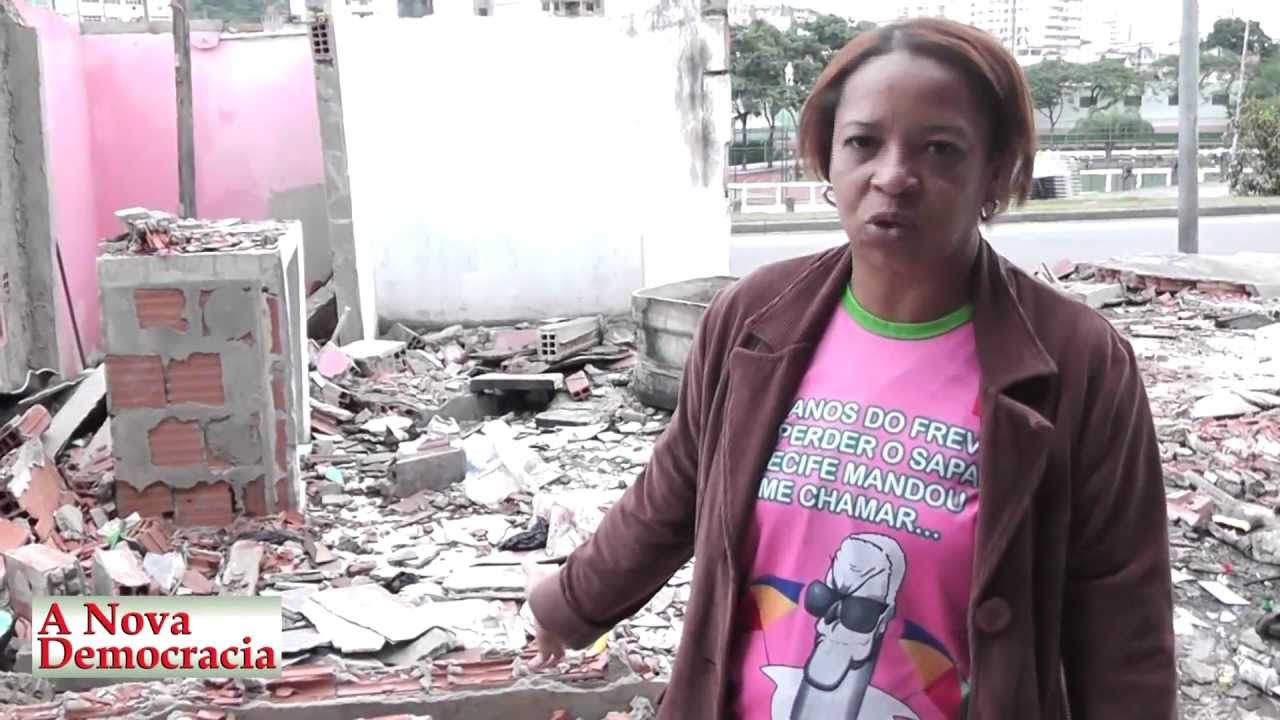 CHOQUE DE ORDEM NOS POBRES – Comerciantes do Morro da Mangueira são atacados por tratores da Prefeitura do Rio