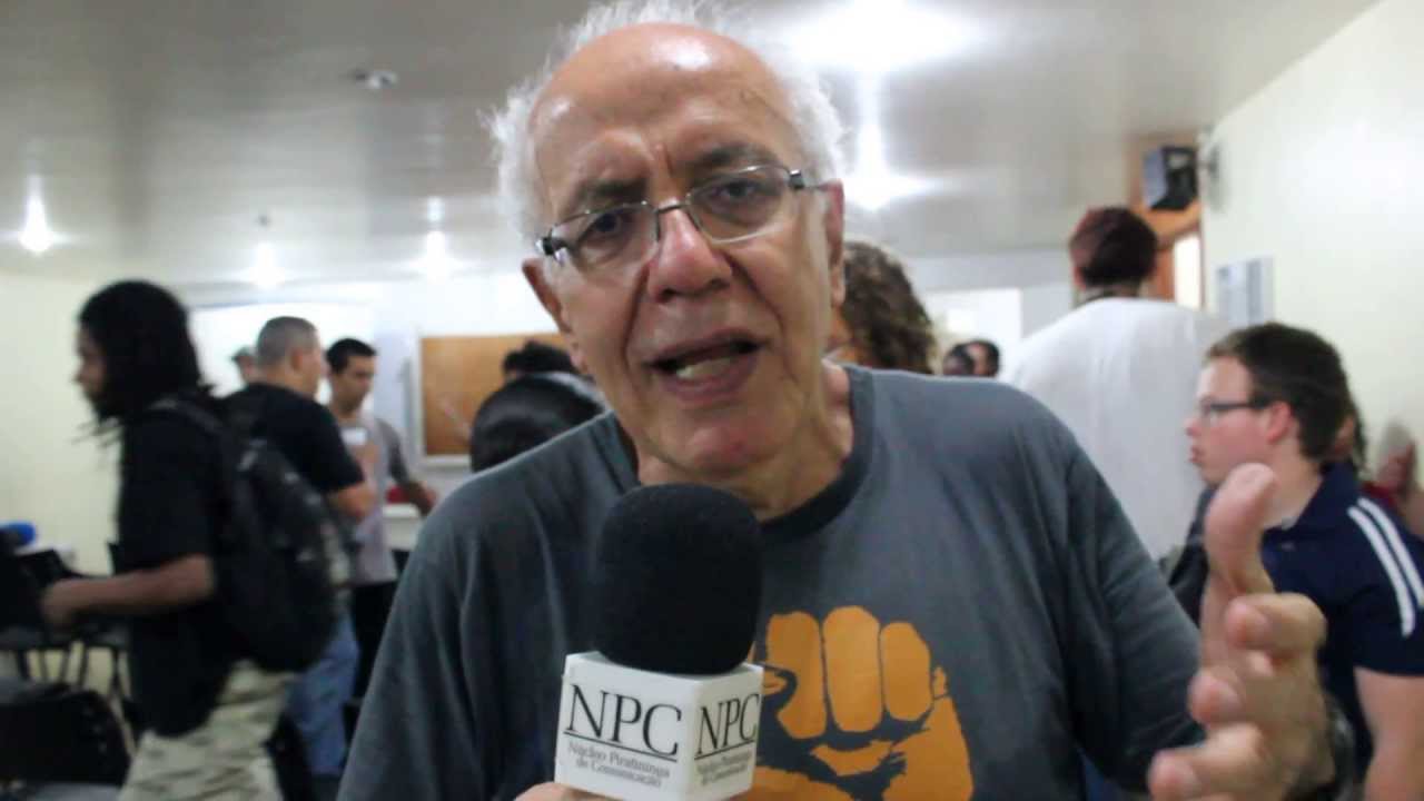 Vito Giannotti (NPC) dá aula sobre a história da luta dos trabalhadores