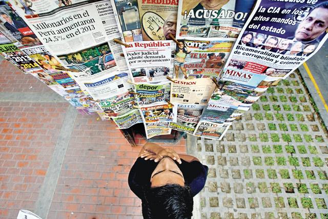 No Peru, debate sobre concentração midiática esquenta