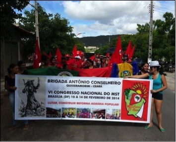 Trabalhadores sem terra do Ceará rumo ao 6º Congresso Nacional do MST