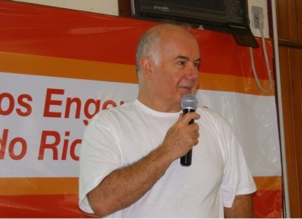 Reginaldo Moraes, durante curso sobre desenvolvimento dos EUA