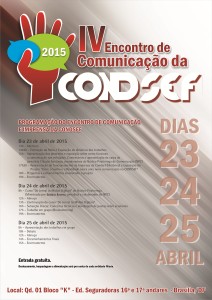 cartaz do encontro cominicacao condsef