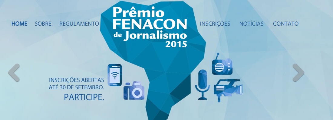Últimos dias: Prêmio Fenacon de Jornalismo recebe inscrições até 30/9