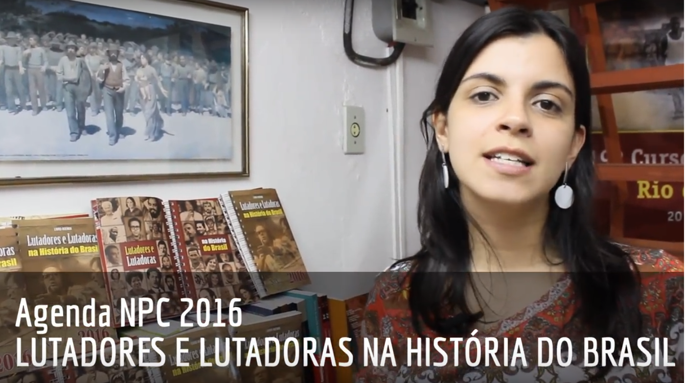 Livro Agenda NPC 2016 –  LUTADORES E LUTADORAS NA HISTÓRIA DO BRASIL