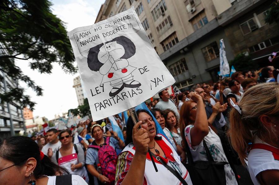 22 de março: Milhares de professores vão às ruas na Argentina em defesa da educação pública