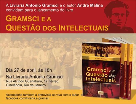 Lançamento do livro “Gramsci e a questão dos intelectuais”