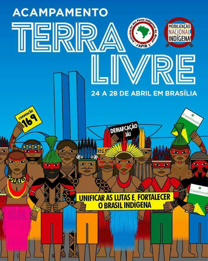 14º Acampamento Terra Livre, em Brasília, vai reunir cerca de 1,5 mil indígenas
