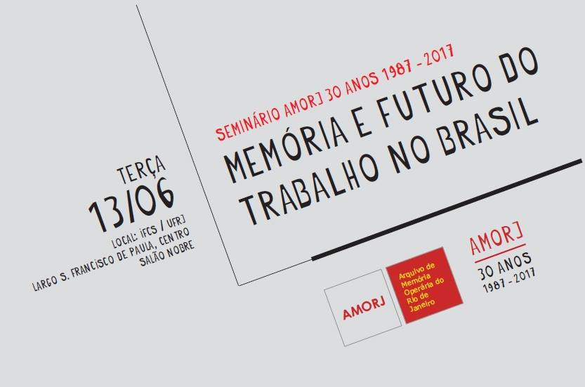 A memória e o futuro do trabalho no Brasil é tema de seminário no Rio
