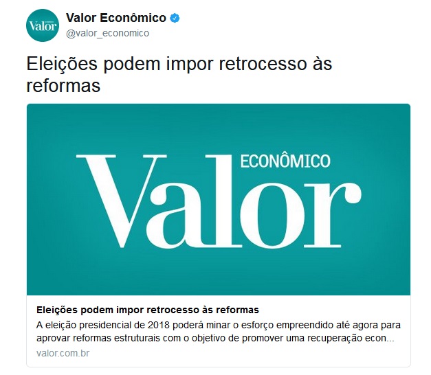 Jornal do Grupo Globo assume campanha por adiamento de eleições?