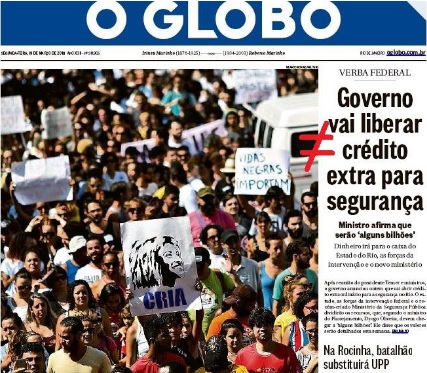 Estratégia leviana do jornal ‘O Globo’