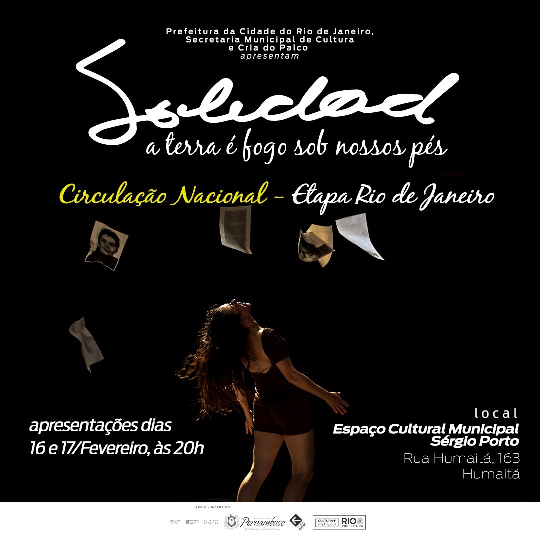 Em cartaz, no Rio de Janeiro, monólogo que conta a história da militante Soledad Viedma