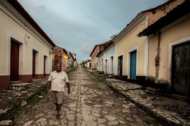 Ladeira do Jacaré, no centro da cidade de Alcântara, que concentra grande parte dos quilombolas do país / Foto: Divulgação