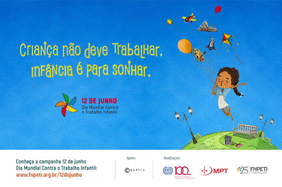 FNPETI lança campanha contra exploração infantil no dia 12 de junho