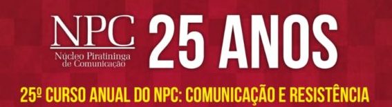 Já foi divulgada a programação completa do 25º Curso Anual do NPC