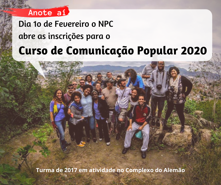 Inscrições para o Curso de Comunicação Comunitária abrem em fevereiro