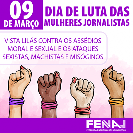 Comissão de Mulheres da FENAJ constrói ações do 8M em todo o país