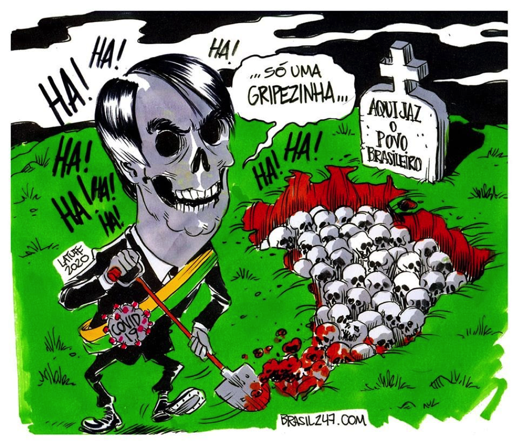 #OBrasilNãoVaiParar de contar seus mortos! – Por Carlos Latuff