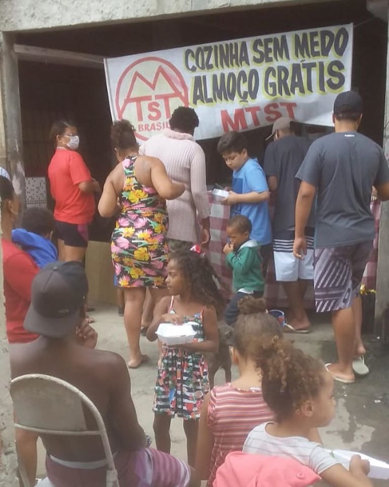 15/04/20: Coronavírus em São Gonçalo: MTST acode a população de rua