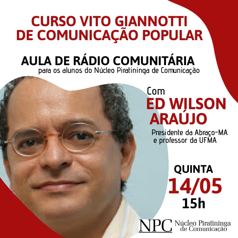 Curso e Comunicação Popular realiza aula online de rádio comunitária