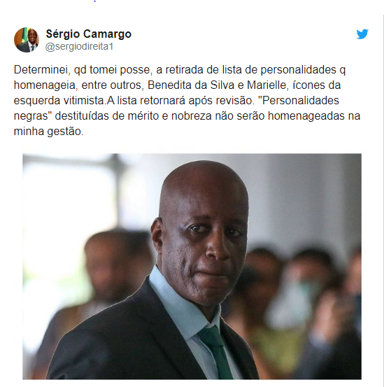 DE ZUMBI A CAROLINA DE JESUS: FUNDAÇÃO PALMARES REMOVE BIOGRAFIAS DE LIDERANÇAS NEGRAS DE SITE