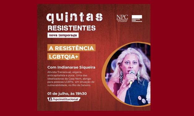 Quintas Resistentes debate a Resistência LGBTQIA+