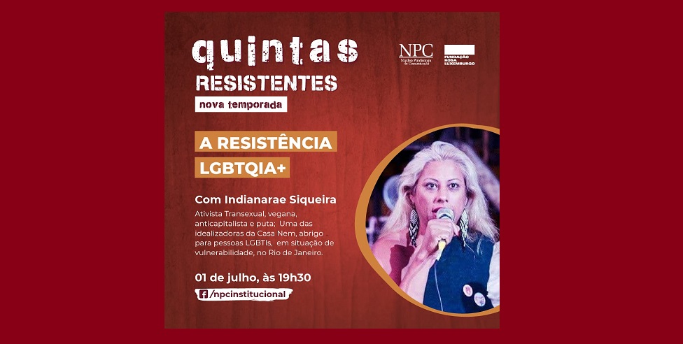 Quintas Resistentes debate a Resistência LGBTQIA+