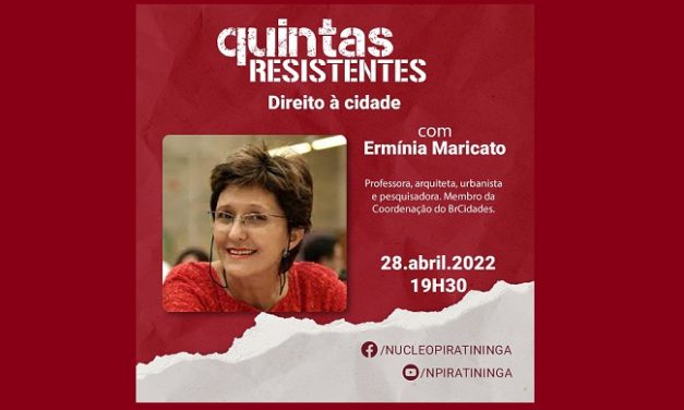 Quintas Resistentes debate direito à cidade