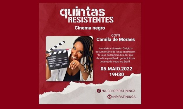 06/05: Quintas Resistentes debate “Cinema Negro”