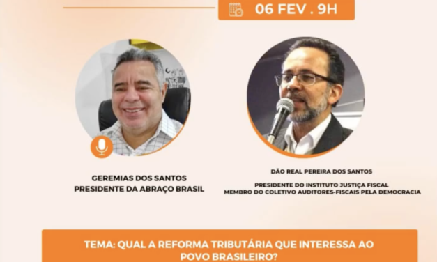 Programa Abraço Entrevista debate reforma tributária