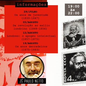 Fundação Dinarco Reis oferece curso sobre a biografia intelectual de Karl Marx