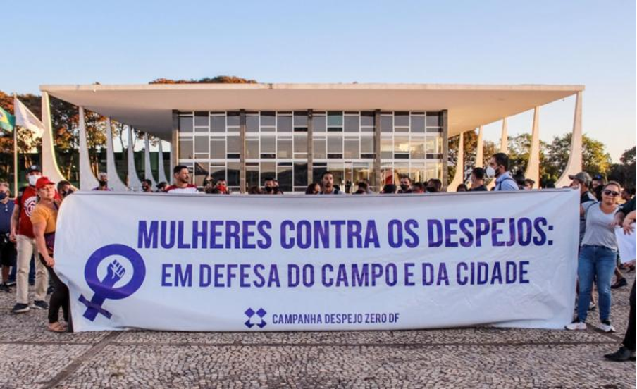 Campanha Despejo Zero se soma aos atos do Dia Internacional das Mulheres