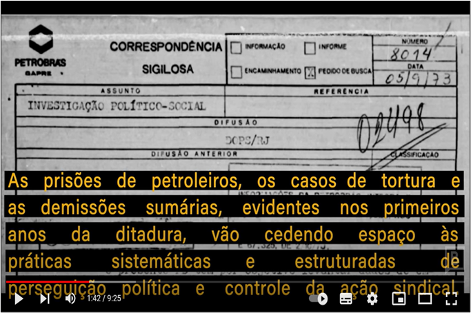 Petrobras: modelo de repressão aos trabalhadores durante a ditadura empresarial-militar de 1964