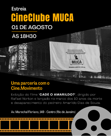 Sessão de estreia do cineclube do Muca RJ