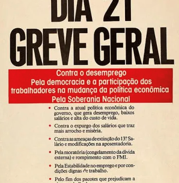 21 de julho de 1983: a greve geral contra a ditadura