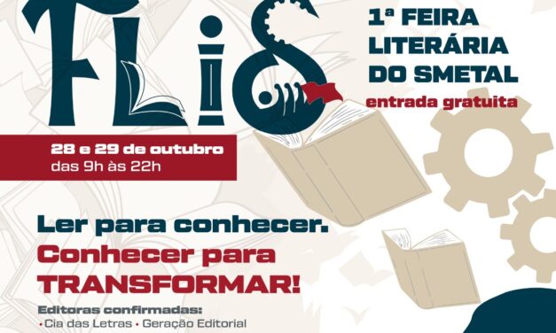 SMetal promove 1ª Feira Literária com atrações imperdíveis em outubro