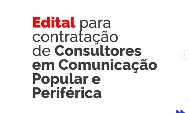 SECOM e UNESCO vão contratar consultorias em comunicação popular e periférica