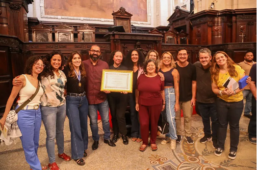 NPC participa da entrega da Medalha Tiradentes ao jornal Brasil de Fato-RJ