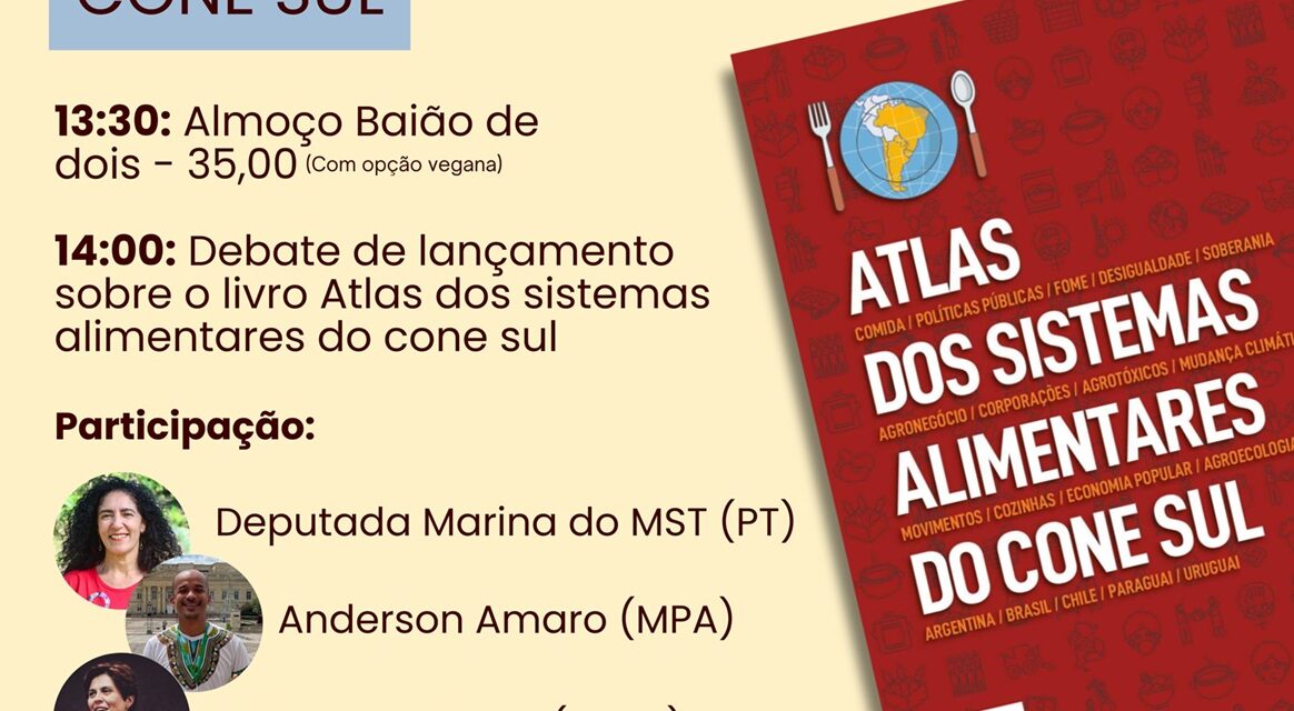 “Atlas dos Sistemas Alimentares do Cone Sul” é lançado no Rio de Janeiro