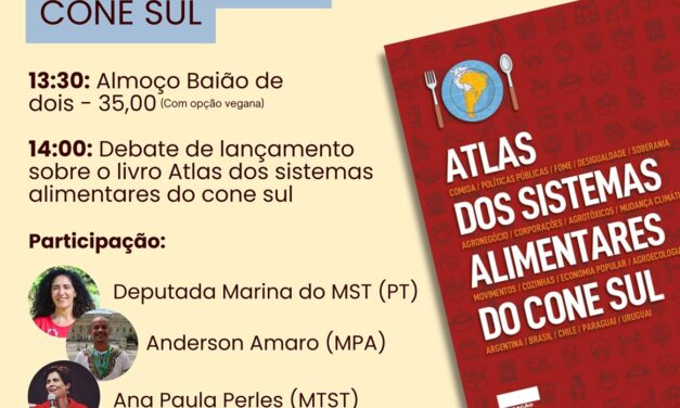 “Atlas dos Sistemas Alimentares do Cone Sul” é lançado no Rio de Janeiro