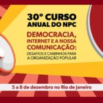 30º Curso Anual do NPC: CONFIRA A PROGRAMAÇÃO!