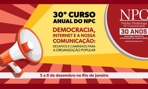 30º Curso Anual do NPC: CONFIRA A PROGRAMAÇÃO!