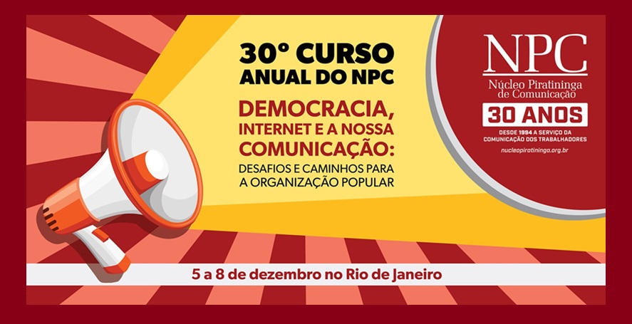 30º Curso Anual do NPC: CONFIRA A PROGRAMAÇÃO!