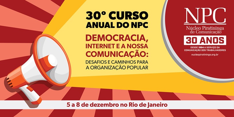 30º Curso Anual do NPC: faltam menos de 2 meses!