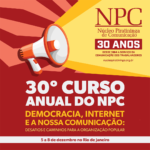 O 30º Curso Anual do NPC vem aí!