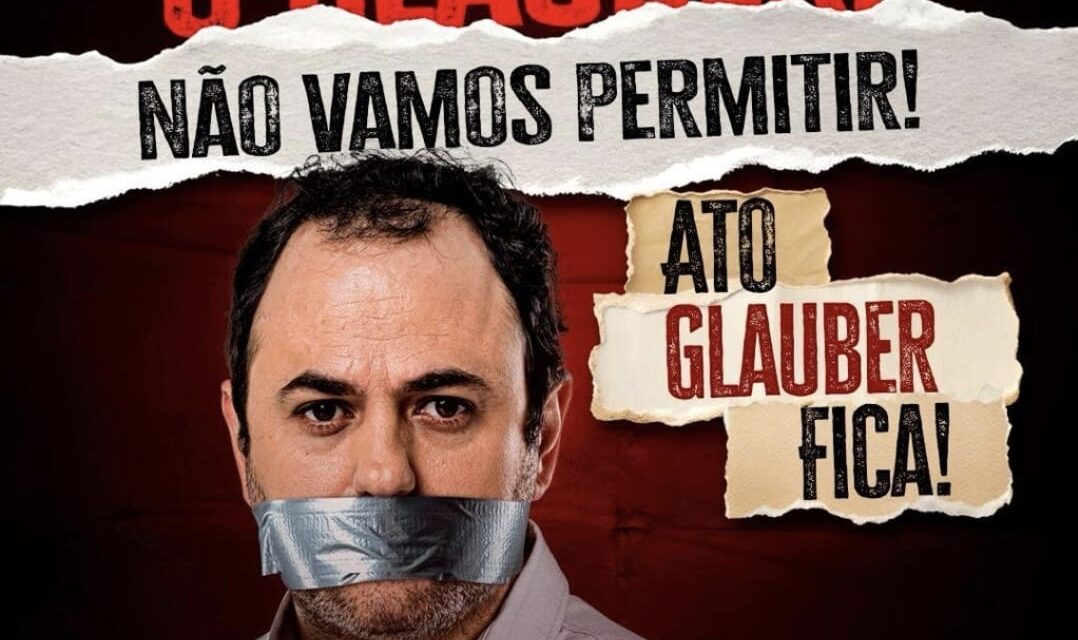 24/4: Ato GLAUBER FICA no Rio de Janeiro 