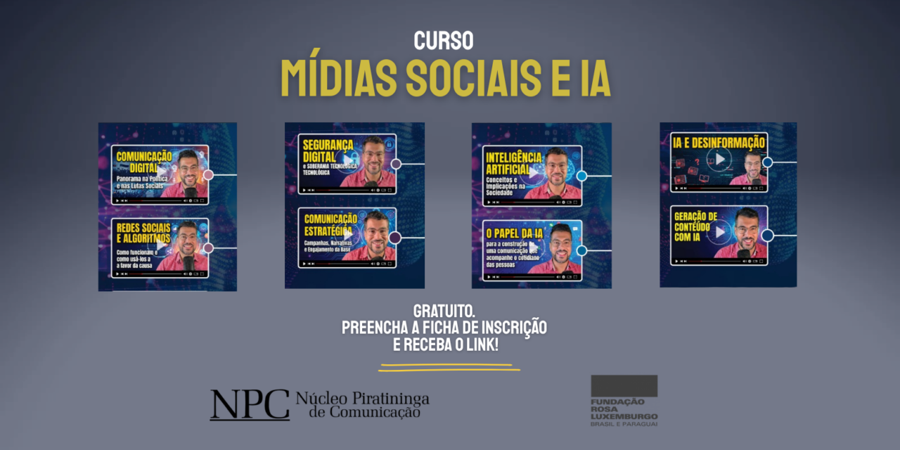 NPC causando: Curso Intensivo de Mídias Sociais e IA
