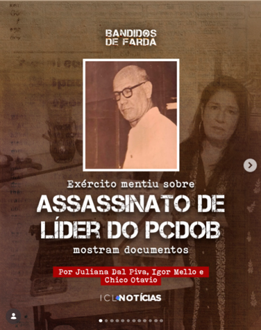 Exército mentiu sobre assassinato de líder do PCdoB, mostram documentos