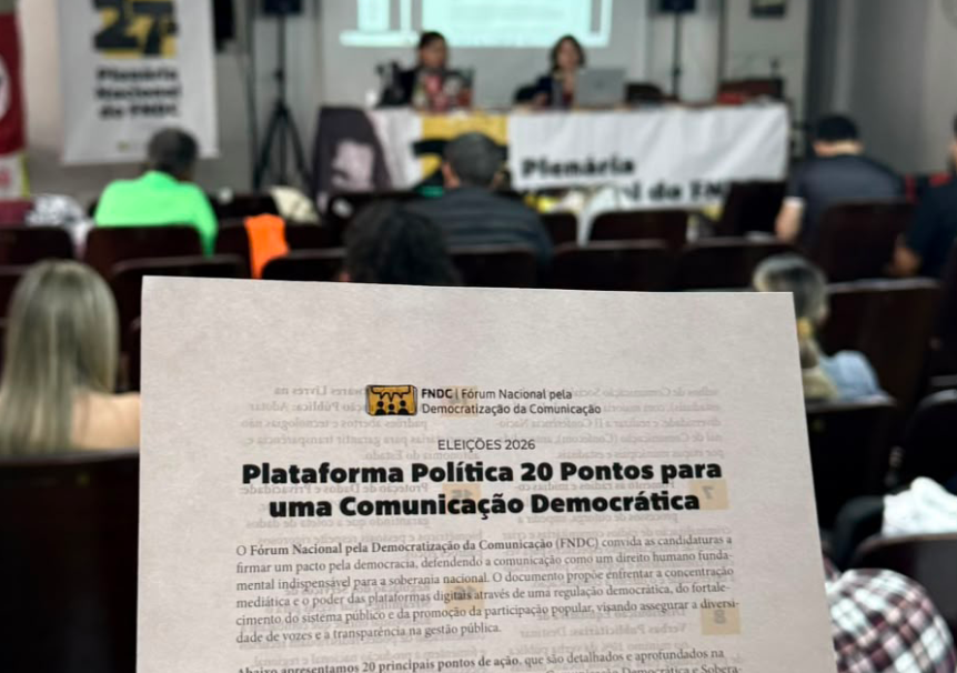 FNDC aprova plataforma de 20 pontos para as eleições 2026 